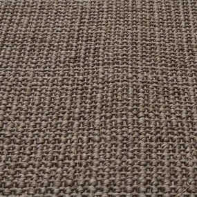 Covor din sisal natural, maro, 80x200 cm Maro, 80 x 200 cm