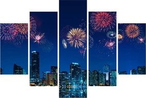 Tablou - Artificii in Miami (150x105 cm)