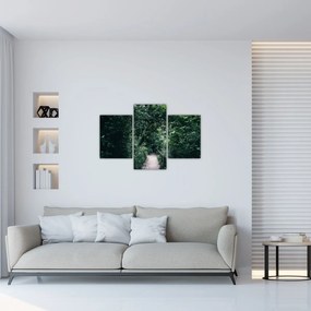 Tablou - Drumul prin pădure (90x60 cm)