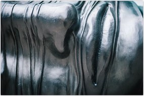 Tablou - Fața din oțel (90x60 cm)