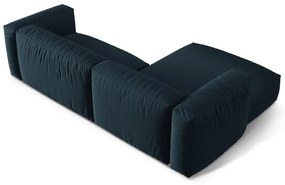 Colțar modular albastru închis (cu colț pe partea stângă ) Martina – Micadoni Home