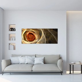 Tablou - Trandafir sufletului artistic (120x50 cm)
