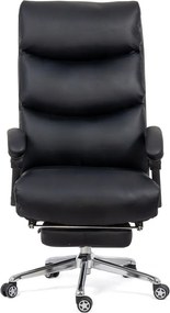 Scaun directorial cu suport picioare retractabil OFF 422 negru