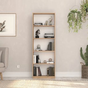 Biblioteca Adore Nurdan, 5 rafturi, 58x170x23 cm