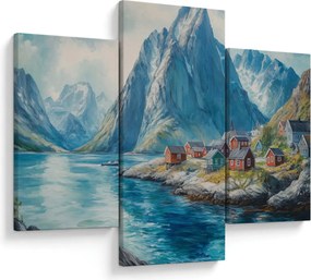 Tablou - Sat norvegian (90x60 cm)