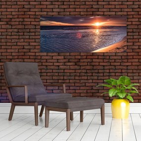 Tablou cu apus de soare (120x50 cm)