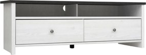 Comoda TV PORTO, alb, PAL, 159x45x44 cm