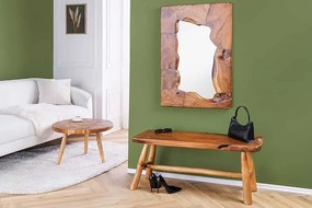 Oglinda solida din lemn de tec MOSAIC 90cm