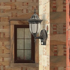 Aplică de exterior cu senzor MILANO 1×E27/60W/230V Rabalux 8370