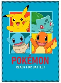 Pokémon Blue pătură polară 100x140 cm