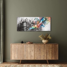 Tablou - Viața industrială (120x50 cm)