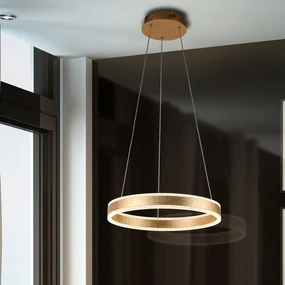 Lustra LED design modern circular 50cm Helia aurie SV-831940