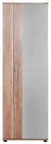 Pantofar Adore Porto, 2 usi reversibile cu oglinda, 10 rafturi, capacitate 28 perechi , 60 x 187 x 35 cm