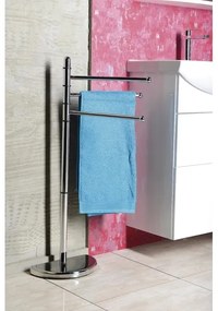 Suport de prosoape autoportant Gedy HIBISCUS 90,5 cm crom lucios