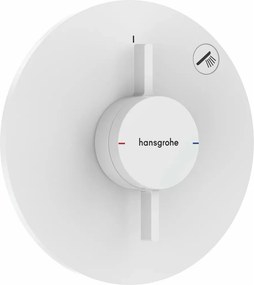 Baterie dus incastrata alb mat Hansgrohe DuoTurn S 1 functie