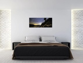 Tablou - cerul cu apus de soare (120x50 cm)