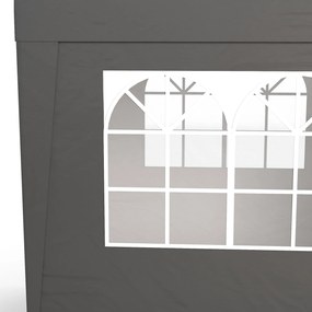 Outsunny Tonelă barnum de grădină pop-up pliabil reglabil în înălțime protecție UV 30+ 3 pereți laterali gri | Aosom Romania