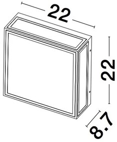 Aplica pentru iluminat exterior IP65 SORREN NVL-9197702