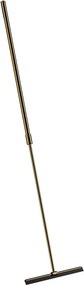 Racleta pentru sticla cu maner telescopic Omnires Uni finisaj auriu lucios 30 cm