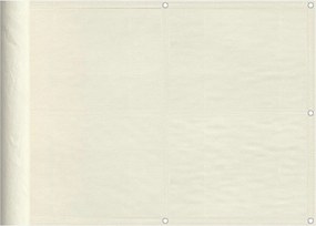 vidaXL Paravan de balcon, crem, 75x800 cm, 100% poliester oxford