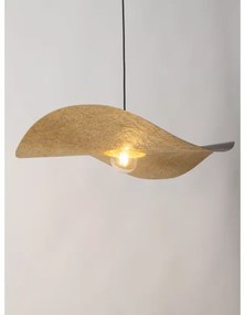 Lustră pe cablu KAPELLO 1xE27/60W/230V d. 76 cm neagră/aurie