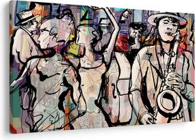 Tablou - Seara de jazz (90x60 cm)
