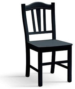Scaun Hard, realizat integral din lemn de fag, L 46cm/l 50cm /H 95cm - NEGRU