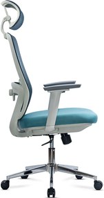 RESIGILAT - Scaun de birou ergonomic din mesh OFF 403 albastru