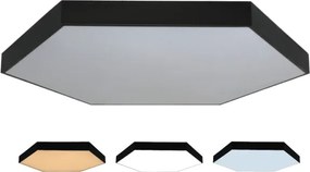 Plafonieră LED, 240 W, 230 V, 3000/4000/6500 K, Ø 120 cm, negru