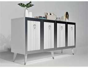 Dulap Bare White and Silver