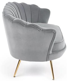 Canapea fixa Amorinito XL velvet gri