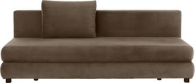 Canapea extensibilă, textil capuccino/bej, CLIV