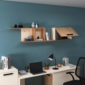 Etajeră de perete NEWRA 35x150 cm pin atlantic