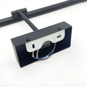 Lampă LED pentru oglindă de baie MIRROR, 8W/230V, 4000K, IP44, 60 cm, negru