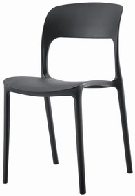 Scaun IPOS din plastic negru