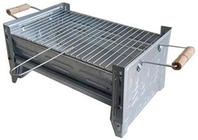 Gratar de picnic portabil Mr. Selo®, Pliabil, pentru camping si pescuit, Dimensiuni 40x25 cm, Geanta depozitare Inclusa