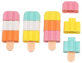 Set de 3 gume de șters / radiere Ice Lolly - Rex London