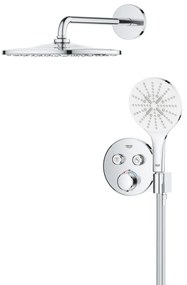 Grohe Precision Smartcontrol set de dus ascuns cu termostat da crom 34877000