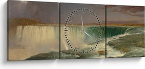 Tablou - Frederic Edwin Church, Niagara, reproducere (cu ceas) (90x30 cm)