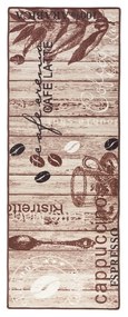 Covor tip traversă de bucătărie Hanse Home Delicious Coffee, 67x180 cm, maro
