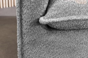 Canapea confortabila design modern, Heaven 200cm, boucle gri