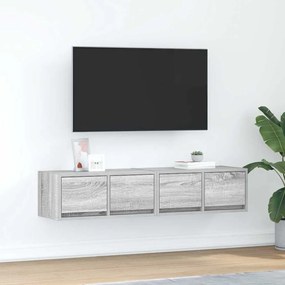 vidaXL Dulapuri TV 2 buc Gri Sonoma 60x31x25,5 cm Lemn prelucrat