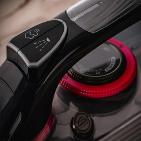 Fier de calcat Voltz V51050D, 2600W, 300 ml, Auto-curatare, Acoperire ceramica, Auto-curatare, Negru