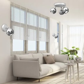 Spot COMET 3xGU10/8W/230V alb/crom lucios