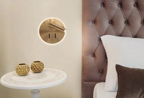 Aplica perete lumina ambientala, spot directionabil CAYMAN nickel satinat