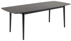 Masă de dining extensibilă cu blat cu aspect de lemn de stejar 90x219 cm Montreux – Actona