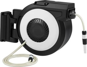 Furtun de grădină montat pe perete, retractabil