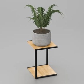 Suport de flori 40x30x34 cm negru