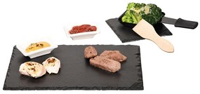 Kesper 38141 Set pentru raclette din ardezie, 10piese