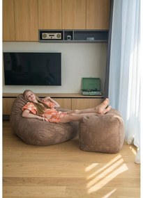 Fotoliu bean bag portocaliu Plus 50 Lounge – SLOWDOWN